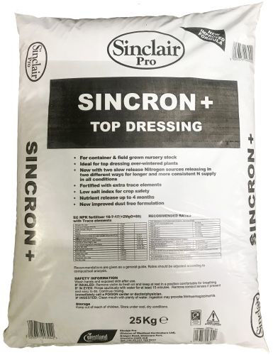 Sinclair Sincron+ Top Dressing Fertiliser 25kg